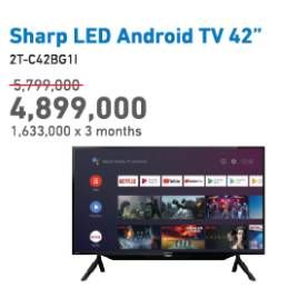 Promo Harga SHARP 2T-C42BG1i | Full HD Android TV 42"  - Electronic City