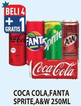 Coca Cola/Sprite/Fanta/A&W Minuman Soda