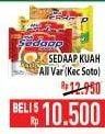 Promo Harga SEDAAP Mie Kuah All Variants, Kecuali Soto per 5 pcs - Hypermart