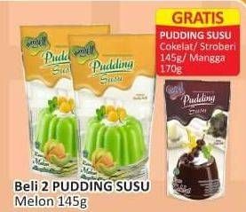 Promo Harga Nutrijell Pudding Susu Melon 145 gr - Alfamart
