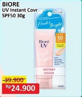 Promo Harga Biore UV Fresh & Bright Instan Cover 30 gr - Alfamart