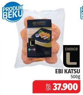 Promo Harga CHOICE L Ebi Katsu 500 gr - Lotte Grosir