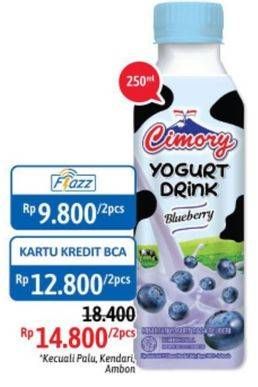Promo Harga CIMORY Yogurt Drink per 2 botol 250 ml - Alfamidi
