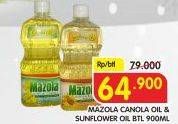 Promo Harga MAZOLA Oil Canola, Sunflower 900 ml - Superindo