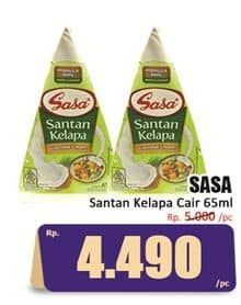 Promo Harga Sasa Santan Cair 65 ml - Hari Hari