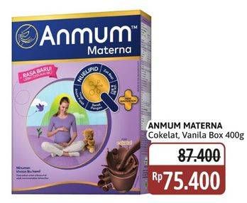 Promo Harga Anmum Materna Vanilla Delight, Cokelat 400 gr - Alfamidi