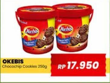 Promo Harga Okebis Chocochips Cookies 250 gr - Yogya