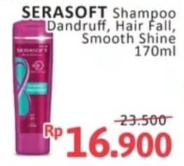 Promo Harga Serasoft Shampoo Anti Dandruff, Hairfall Treatment, Smooth Shine 170 ml - Alfamidi