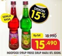 Promo Harga Freiss Syrup All Variants 500 ml - Superindo