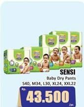 Promo Harga Sensi Dry Pants S40, M34, L30, XL24, XXL22 22 pcs - Hari Hari
