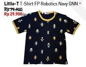 Promo Harga LITTLE-T T-Shirt FP Robotic Navy GNN  - Carrefour