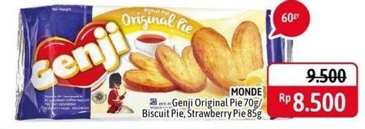 Promo Harga MONDE Genji Pie Original, Strawberry 70 gr - Alfamidi
