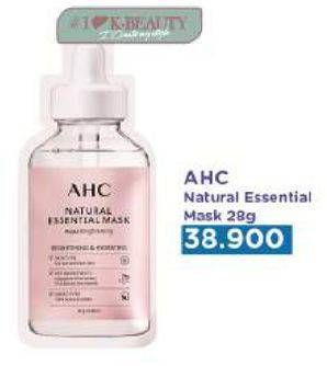 Promo Harga AHC Natural Essential Mask 28 gr - Watsons
