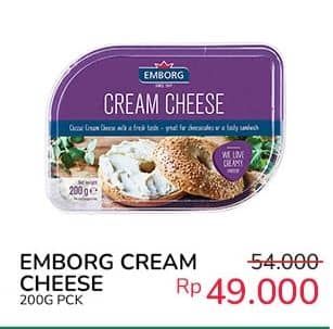 Promo Harga Emborg Cream Cheese 200 gr - Indomaret