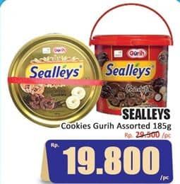 Promo Harga Sealleys Cookies Gurih Saju Assorted 185 gr - Hari Hari