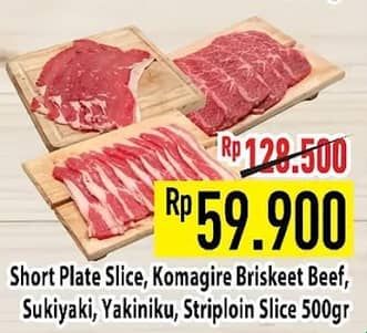 Promo Harga Shortplace/Komagire/Sukiyaki/Yakiniku/Striploin  - Hypermart