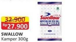 Promo Harga SWALLOW Naphthalene Disk Ball 300 gr - Alfamart