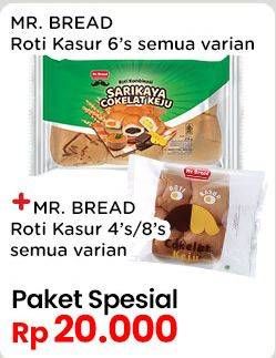 Promo Harga MR. Bread Roti Kasur 6