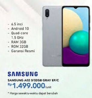 Promo Harga SAMSUNG Galaxy A02s  - Carrefour