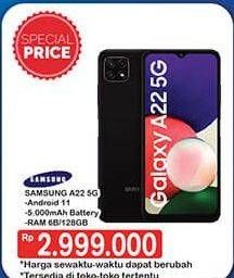 Promo Harga SAMSUNG Galaxy A22 5G  - Hypermart