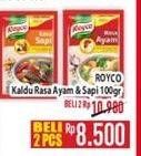 Promo Harga ROYCO Penyedap Rasa Ayam, Sapi 100 gr - Hypermart