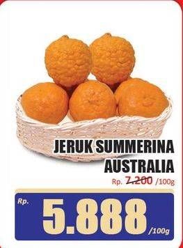 Promo Harga Jeruk Summerina Australia per 100 gr - Hari Hari