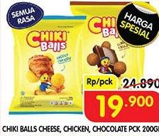 Promo Harga Chiki Balls Chicken Snack Cheddar Cheese, Crafty Cheese, Cheeky Chicken, Coklat 200 gr - Superindo