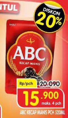 Promo Harga ABC Kecap Manis 520 ml - Superindo