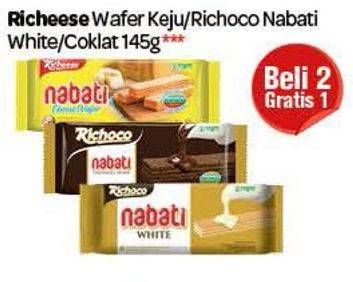 Promo Harga Richeese Wafer Keju / Richoco White/Coklat  - Carrefour