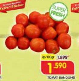 Promo Harga Tomat Bandung per 100 gr - Superindo