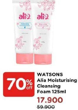 Promo Harga WATSONS Alia Cleansing Foam 125 ml - Watsons