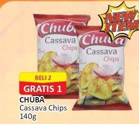 Promo Harga CHUBA Cassava Chips 140 gr - Alfamart