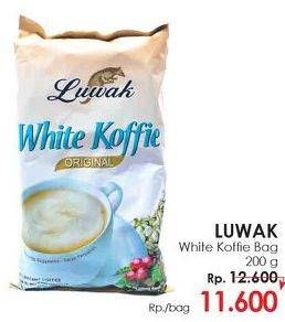 Promo Harga Luwak White Koffie 200 gr - Lotte Grosir