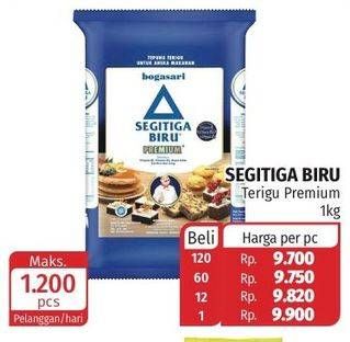 Promo Harga Bogasari Tepung Terigu Segitiga Biru Premium 1 kg - Lotte Grosir