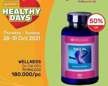 Promo Harga WELLNESS Os-Cal 60 pcs - Guardian