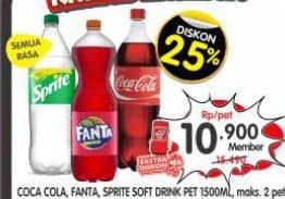 Promo Harga Coca Cola/Fanta/Sprite Minuman Soda  - Superindo