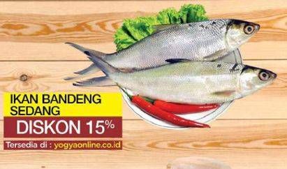 Promo Harga Ikan Bandeng Sedang per 100 gr - Yogya