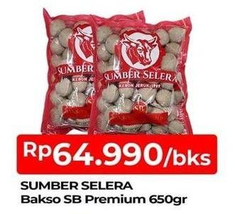 Promo Harga SUMBER SELERA Bakso Sapi SB Premium 50 pcs - TIP TOP