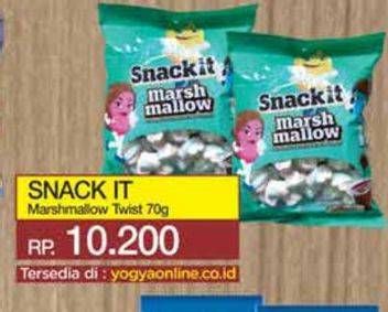 Promo Harga Kino Snack It Marshmallow 70 gr - Yogya