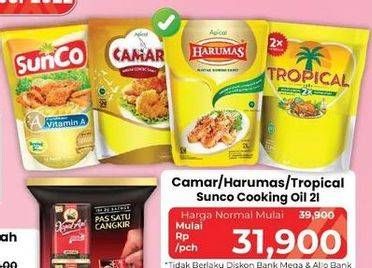Harga CAMAR/ HARUMAS/ TROPICAL/ SUNCO Cooking Oil 2L