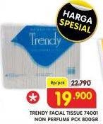 Promo Harga TRENDY Tissue 74001 800 gr - Superindo