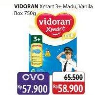 Promo Harga Vidoran Xmart 3+ Madu, Vanilla 750 gr - Alfamidi