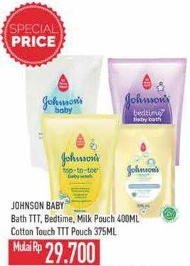 Promo Harga Johnsons Baby Bath TTT/Bedtime/Milk/Cotton Touch TTT  - Hypermart