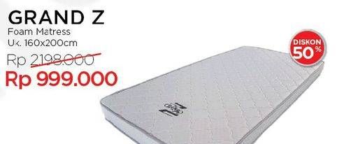 Promo Harga ELITE Grand Z Foam Mattress 160x200cm  - Courts