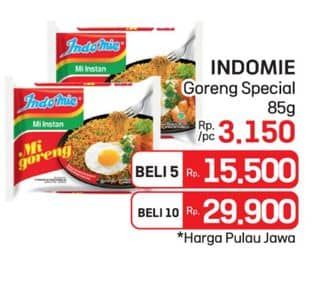 Promo Harga Indomie Mi Goreng Spesial 85 gr - LotteMart