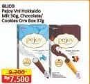 Promo Harga Glico Pejoy Stick Vanila Hokkaido, Chocolate, Cookies Cream 30 gr - Alfamart
