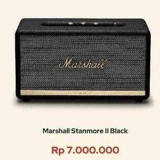 Promo Harga MARSHALL Stanmore II Black  - iBox