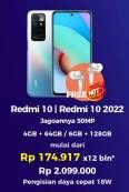 Promo Harga Redmi 10 | Redmi 10 2022  - Erafone