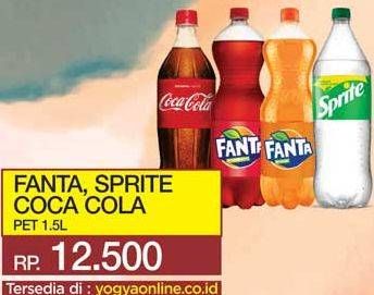 Fanta, Sprite, Coca Cola pet 1.5L