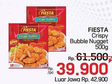 Promo Harga Fiesta Naget Crispy Bubble 500 gr - Lotte Grosir